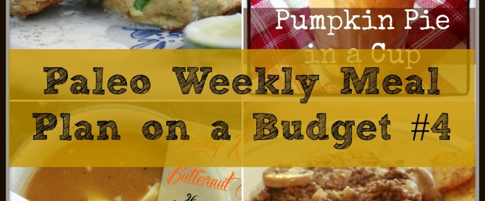 Paleo Weekly Meal Plan on a Budget #4 Paleo Weekly Meal Plan on a Budget #4