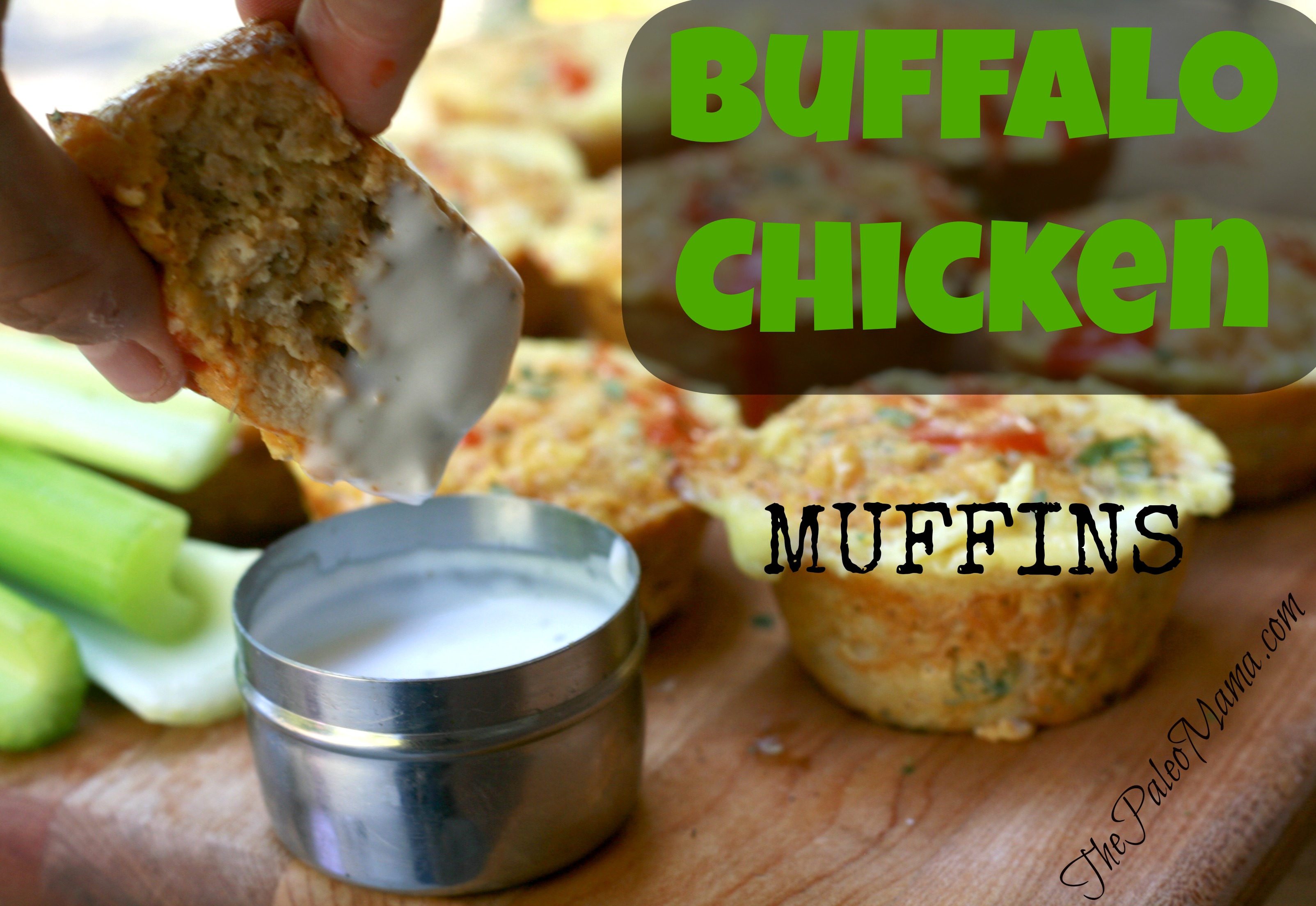 Buffalo Chicken Muffins