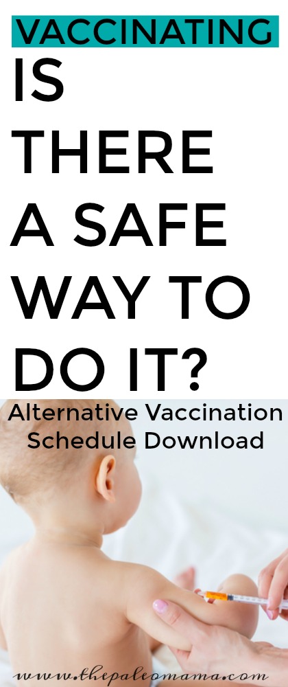 Dr Sears Alternative Vaccine Schedule Chart