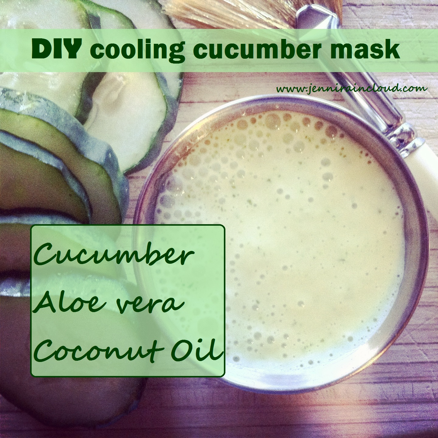 DIY Cooling Cucumber Mask