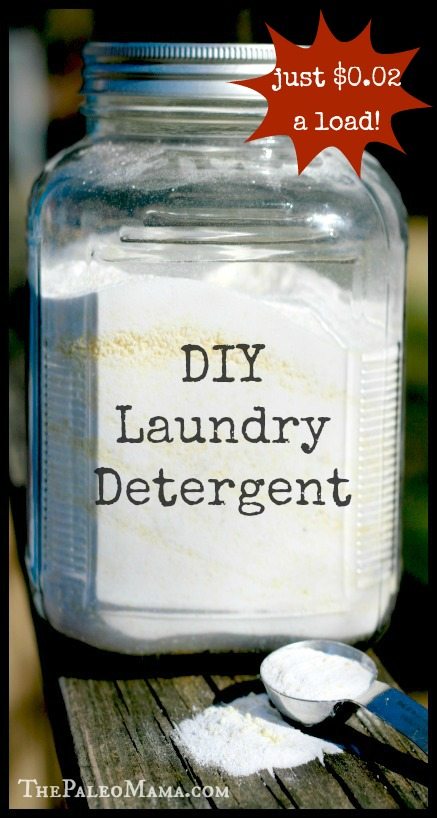 DIY Laundry Detergent - $0.02 a Load! - The Paleo Mama