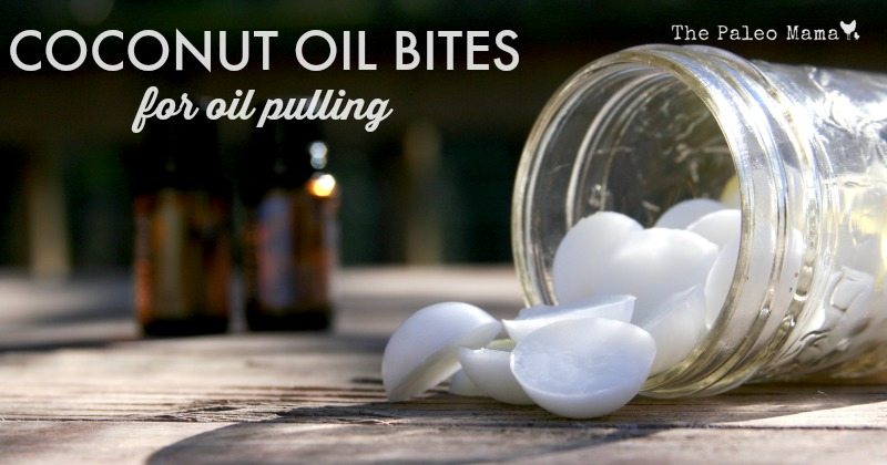 Coconut Oil Bites for Oil Pulling