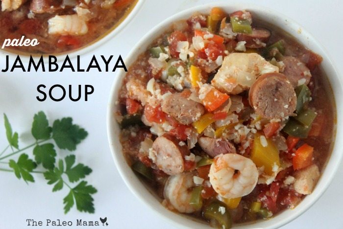 Paleo Jambalaya Soup