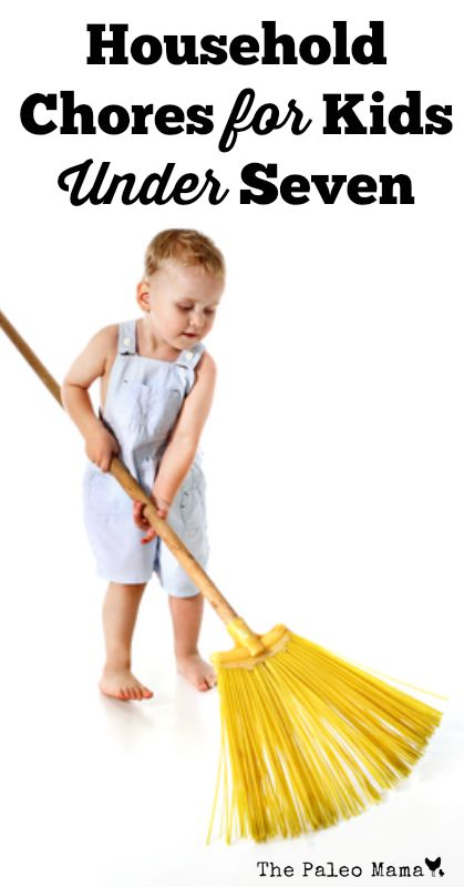 Household Chores for Kids Under Seven