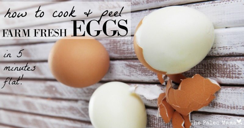 How To Peel Farm Fresh Eggs