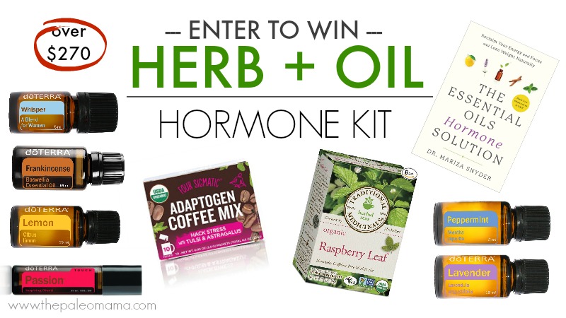 Herbs and Essential Oil Hormone Kit Giveaway
